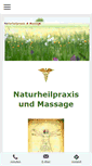 Mobile Screenshot of naturheilpraxis-und-massage.de